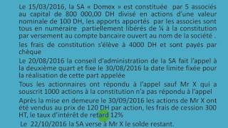 comptabilité des sociétés S4 partie 8 quot cas défaillant quot [upl. by Tunnell]