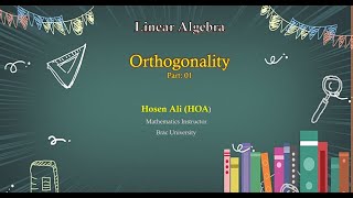 Orthogonality in Linear Algebra How to Find an Orthogonal SubSpace [upl. by Lillith]