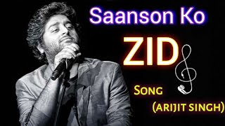 Saanson Ko Saanson ko jeene ka sahara mill gya LyricsArijit Singh Arijit Singhsad song [upl. by Ynar]