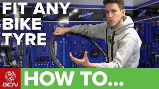 How To Fit Any DifficultToFit Bike Tyre [upl. by Eniamrahc]