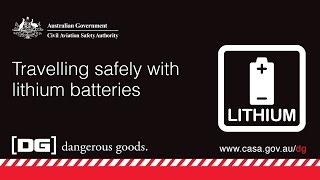 Travelling safely with lithium batteries [upl. by Ellett]