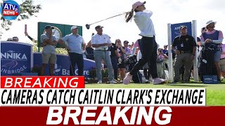 Cameras Catch Caitlin Clarks Exchange With Annika Sorenstam After Final Drive at LPGA ProAm [upl. by Erminia]