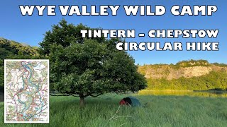 Wye Valley Circular Hike Tintern amp Chepstow  Wild Camp [upl. by Sanez]