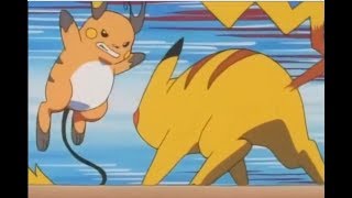 Pikachu VS Raichu pokemon battle [upl. by Barton]