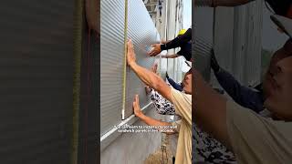 You can learn to install fireresistant exterior wall sandwich panels in ten seconds [upl. by Sholem383]