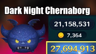 Dark Night Chernabog SL6 Gameplay  73K coins 27M score  Disney Tsum Tsum [upl. by Ahsini]