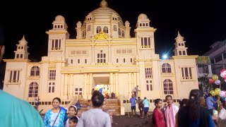 Durga Pujo festival Chaturthi te besh koyek ta pandle theme ar lighting dekhe alam [upl. by Ninnette]