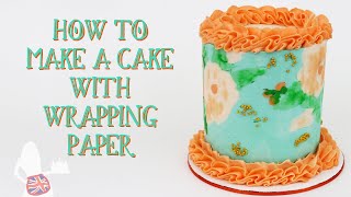 How To Make A Cake With Wrapping Paper [upl. by Attena209]