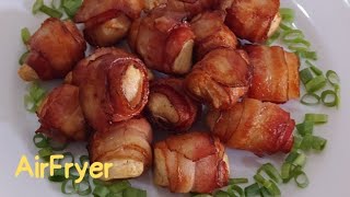 MEDALHÃO DE FRANGO COM BACON NA AIRFRYER [upl. by Om796]