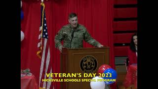 2023 Hicksville Schools Veterans Day Assembly 111023 [upl. by Tnecniv]