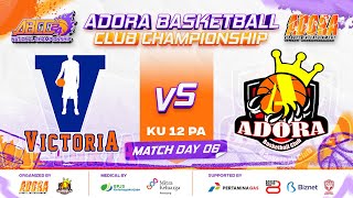 🔴 LIVE D6  Match 3  VICTORIA BLUE VS ADORA BC  KU 12 PA  🏅 ABCC 2024 [upl. by Ttayh545]