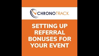 CronoTrack Referral Bonus  Turn Your Athletes Into Ambassadors [upl. by Aile824]