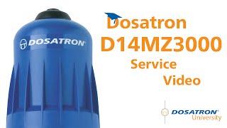 Dosatron D14MZ3000  14 GPM  Service Video [upl. by Navy]