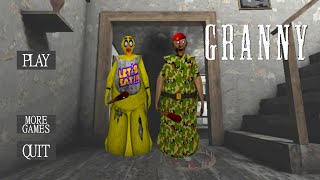 Army And Chica Granny Inside On Granny House  Granny New Mod With Army Granny [upl. by Chiaki]