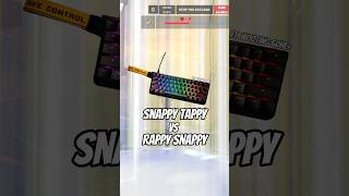 Snappy Tappy vs Rappy Snappy ft Wooting 60HE wooting gamingkeyboard [upl. by Relda763]