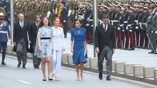 Spains Princess Leonor arrives in parliament to swear oath of allegiance  AFP [upl. by Evita]