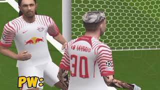 RB LEIPZIG VS INTER  PES PPSSPP 24 GAMEPLAY [upl. by Isnam]