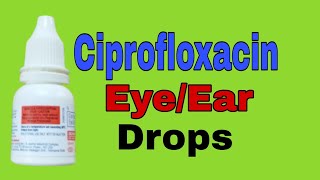 Ciprofloxacin EyeEar Drops IP Uses in Hindi [upl. by Carmela881]