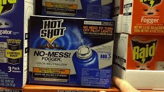 How To Use Hot Shot No Mess Fogger  How To Treat Fleas amp Insects Experiment [upl. by Acinnad]