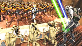 Can 1000 Clone Troopers Charge DEATH LABYRINTH  Men of War Star Wars Mod [upl. by Ainsworth]