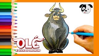 Cómo dibujar a Ferdinand NUEVA PELÍCULA OLÉHow to draw FerdinandDibujos para niños [upl. by Grantham]