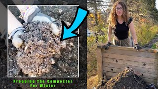 Prepping The Composter For Winter 🥶❄️ foryou machine farming youtubeshorts trending [upl. by Eniksre78]