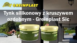 Tynk silikonowy z kruszywem ozdobnym  Greinplast Sic [upl. by Alrahc]