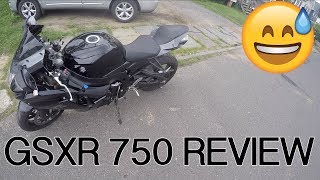 GSXR 750 REVIEW  BROCKS PERFORMANCE EXHAUST [upl. by Anual]