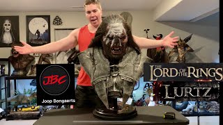 Lord of the Rings JBC Lurtz Life Size Silicon Bust UnboxingReview [upl. by Soutor]