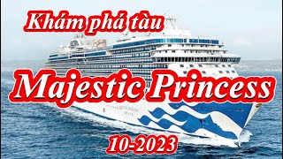 Explore Majestic Princess cruise ship in Oct 2023 [upl. by Rico543]