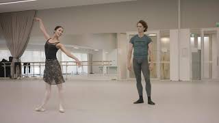 Rehearsing Tschaikovsky Pas de Deux  Counterpointe  Season 2021 [upl. by Milo]