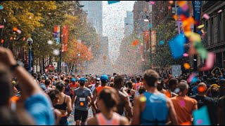 new york marathon 2024 vlog [upl. by Iatnohs]