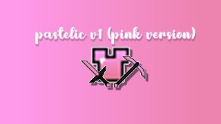 pastelic 128x v1 pink version by astelic  mcpebe aesthetic pvp texture pack  ported by alinny [upl. by Ennayar]