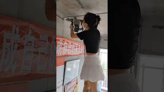 girls home wiring shortvideo electric wiring working [upl. by Brig]