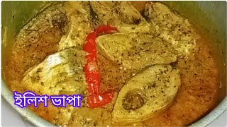 ইলিশ ভাপা বানানোর সহজ ও সঠিক পদ্ধতি llish Bhapa Recipe in Bengalillish vapaDipas cooking [upl. by Lelah195]