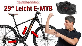 KTM Macina Race SX 20  Bosch Performance SX Leichtes 29quot EMTB EBike [upl. by Aisined]