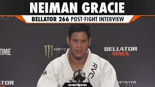 Neiman Gracie  Bellator 266 PostFight Interview [upl. by Alian]