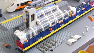 LEGO Train Station MOC update 5 [upl. by Leifeste]