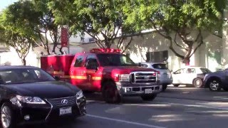 LACoFD Squad 7 spare amp McCormick 177 Transporting to Cedars [upl. by Kenti]