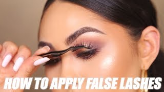 How To Apply False Lashes for Beginners  Roxette Arisa [upl. by Jordanna407]