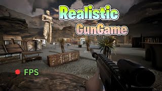 MOST REALISTIC CREATIVE MAP IN FORTNITE REALISTIC DESERT GUNGAME FPS [upl. by Donough]