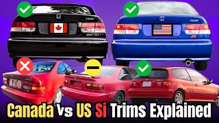 The Strange Canadian Market Honda Civic Trim Differences Explained [upl. by Amalburga]