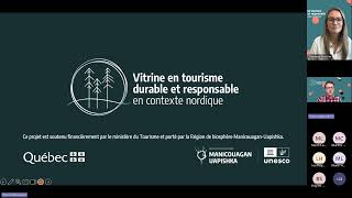 Webinaire 1  Introduction à la Vitrine en tourisme responsable et durable en contexte nordique [upl. by Janelle]