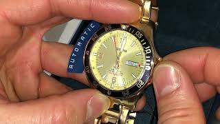 Automatic Festina watch unboxing and How to use instructions [upl. by Attinahs]