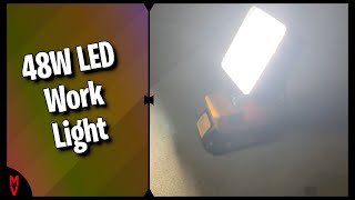 48W Led Work Light Review  MumblesVideos Product Review [upl. by Blayze686]