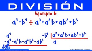 División de polinomios  Ejemplo 6 [upl. by Ammej582]