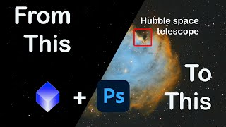 How I process my photo from a 15 000 telescope and compare it to a 16 000 000 000 space telescope [upl. by Akenat]