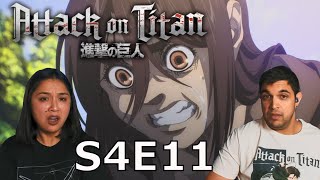 First Reaction to Attack on Titan Gabi amp Falco Encounter Sashas Family S4E11  AnimeDistraction [upl. by Nirhtak]