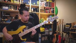 Bass cover  Overdrive Post Malone [upl. by Conny]