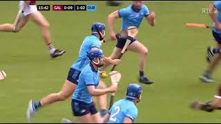 COLM LYONS MOMENT OF MADNESS  DAITHI BURKE SENDING OFF  GALWAY V DUBLIN  2024 LEINSTER HURLING [upl. by Shaner]